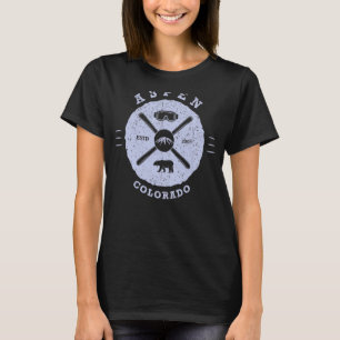 Vintage Aspen Colorado Ski Club Badge For Ski  1 T-Shirt