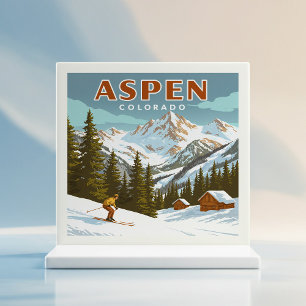 Vintage Aspen Colorado Tile