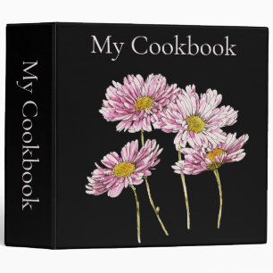 Vintage Asters Binder