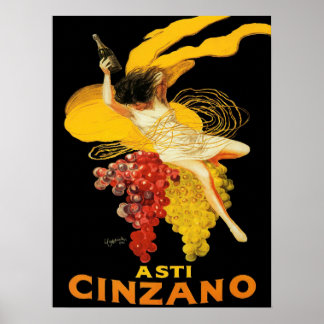 Vintage Asti Cinzano par Poster de Cappiello