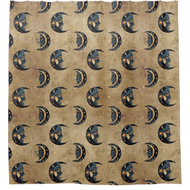 Vintage Astrology Moon Star Pattern (Front)
