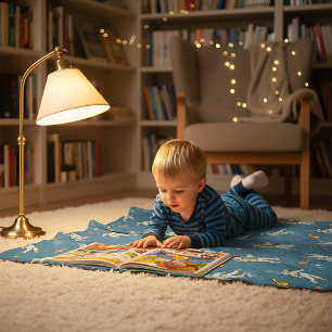 Vintage Astronauts Fleece Blanket