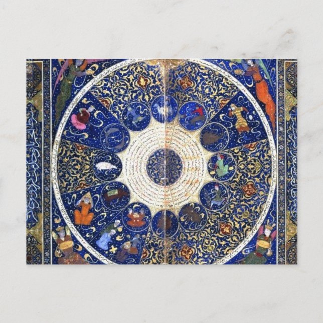 Vintage Astronomical Maps and Constellations Postcard (Front)