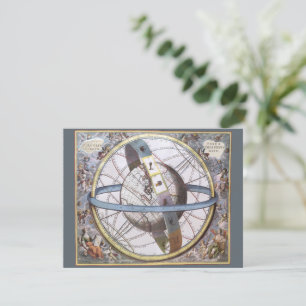 Vintage Astronomy, Celestial by Andreas Cellarius Invitation