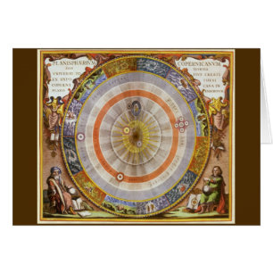Vintage Astronomy Celestial Copernican Planisphere