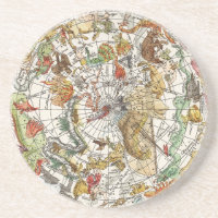 Vintage Astronomy, Celestial Planisphere Map