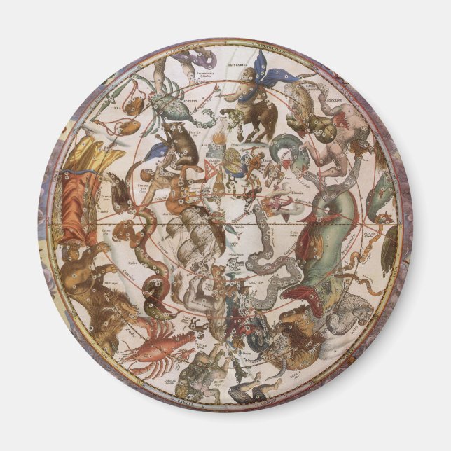 Vintage Astronomy, Constellations of Southern Sky Magnet (Front)