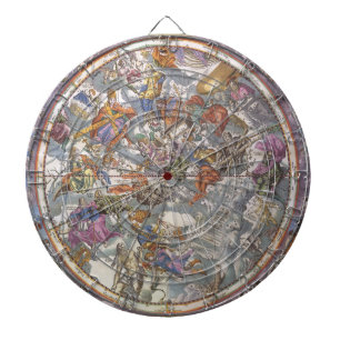 Vintage Astronomy, Map of Christian Constellations Dartboard