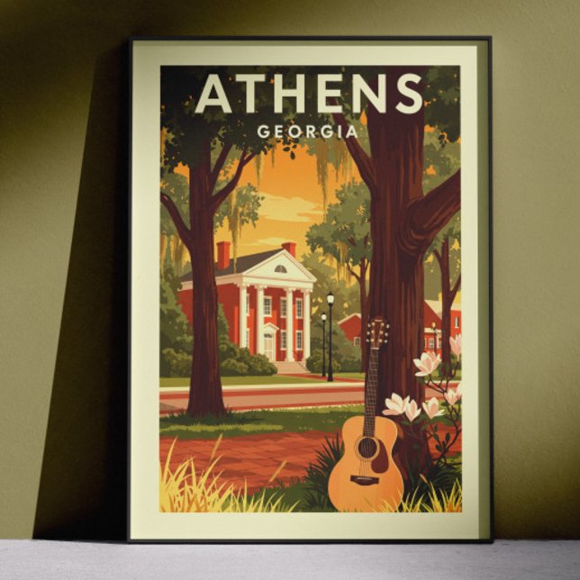 Vintage Athens Georgia Poster (Creator Uploaded)