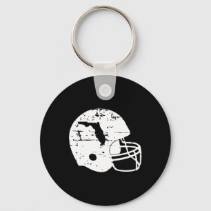 Vintage Athletic Sports Design Florida Football He Keychain