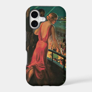 Vintage Atlantic City Balcony Scene