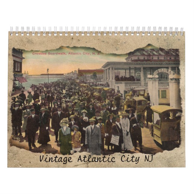 Vintage Atlantic City New Jersey  Calendar (Cover)