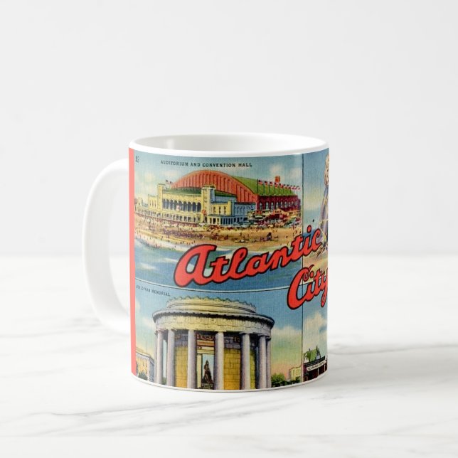 Vintage Atlantic City NJ Mug (Front Left)