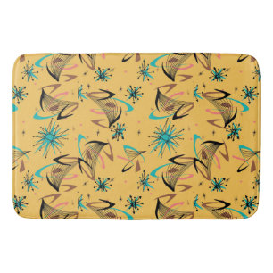 Vintage, Atomic, Mid Century Modern, Retro Bath Mat
