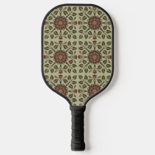 Vintage Audsley Tudor Rose Victorian Pattern Art Pickleball Paddle