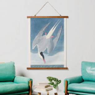 Vintage Audubon Arctic Tern Coastal Bird Art Hanging Tapestry