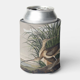 Vintage Audubon Long-billed Curlew Bird Art Can Cooler