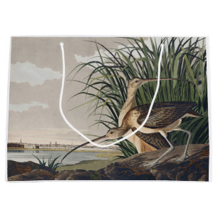 Vintage Audubon Long-billed Curlew Bird Art Large Gift Bag