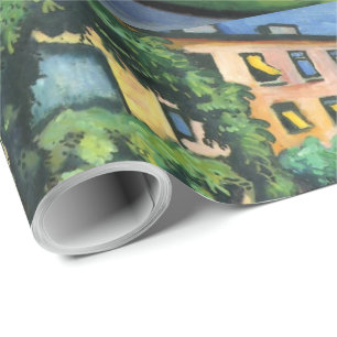 Vintage August Macke Garden Image Wrapping Paper