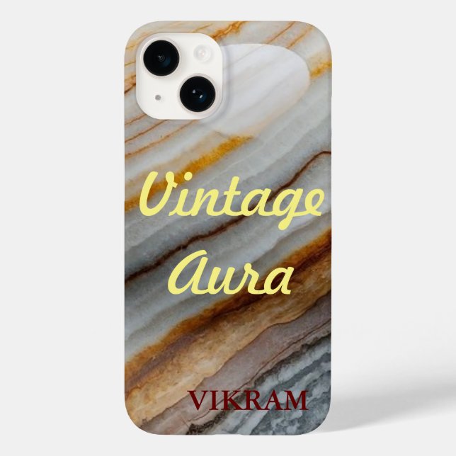 Vintage aura Case-Mate iPhone case (Back)