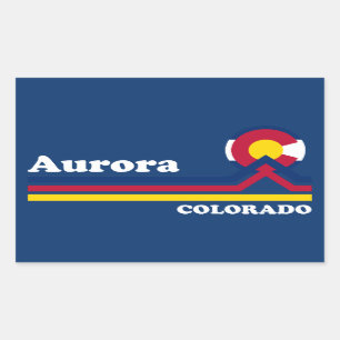 Vintage Aurora Colorado Sticker