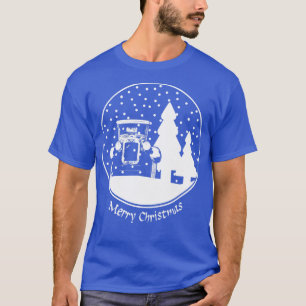 Vintage Austin Seven classic Christmas snow globe T-Shirt