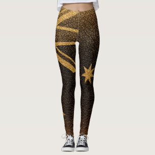 Vintage Australia Flag #9 Leggings