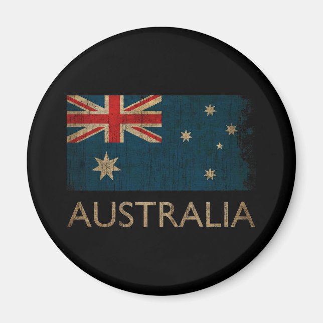 Vintage Australia Magnet (Front)