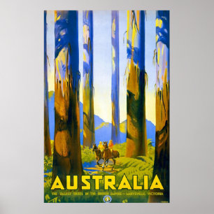 Vintage Australia Marysville Victoria Poster
