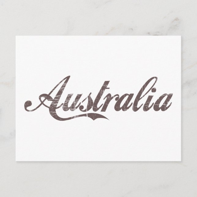Vintage Australia Postcard (Front)