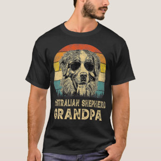 Vintage Australian Shepherd Grandpa Dog Lovers Fat T-Shirt