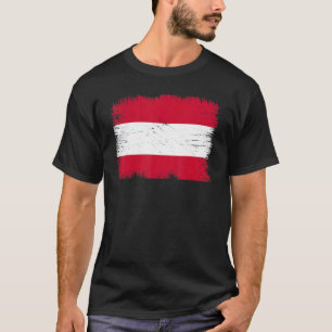 Vintage Austria Flag Austrian Independence Day T-Shirt