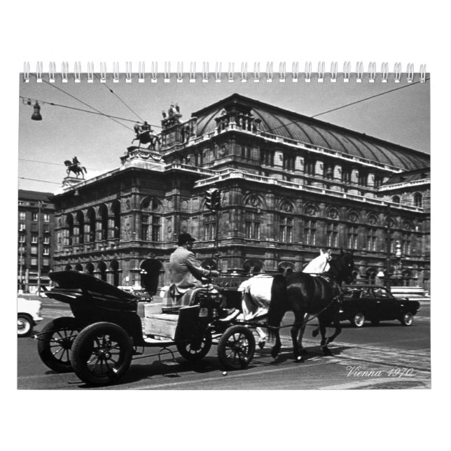 Vintage Austria Vienna 1970 Calendar (Cover)