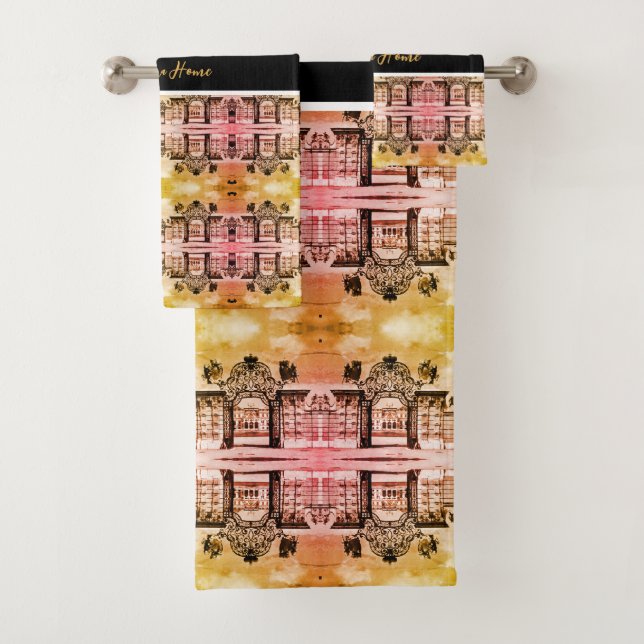 Vintage Austria Vienna Belvedere castle gate (En situation)