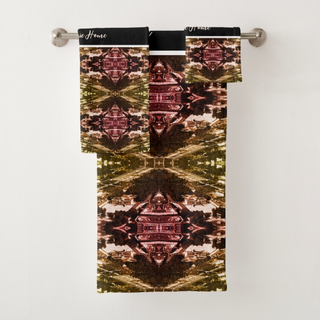 Vintage Austria Vienna Belvedere park overview (En situation)