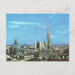 Vintage  AUstria Vienna, Cathedral of St Stephen Postcard