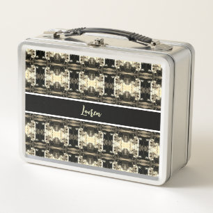 Vintage Austria Vienna Dreimaderlhaus Fiaker Metal Lunch Box