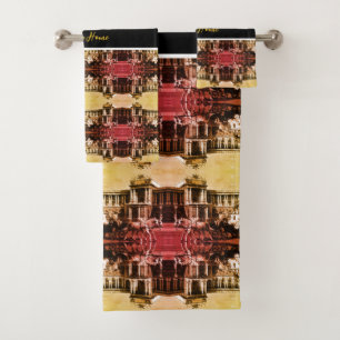 Vintage Austria Vienna Hofburg Palace Bath Towel Set