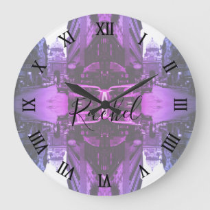 Vintage Austria Vienna Imperial Palace 1970 USB Ch Large Clock