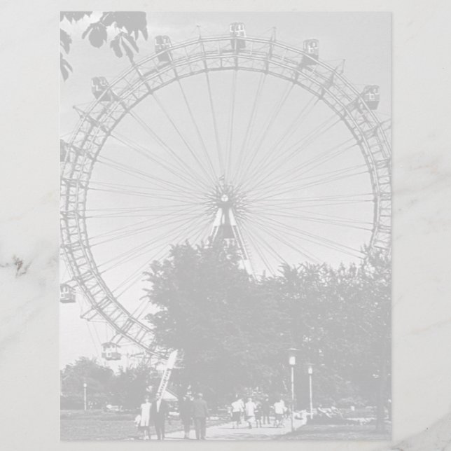 Vintage Austria Vienna Prater giant wheel (Front)