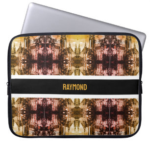 Vintage Austria Vienna Rathaus town hall 1970 Lapt Laptop Sleeve