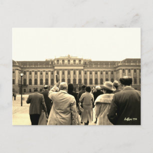Vintage Austria Vienna Schonbrunn houses Postcard