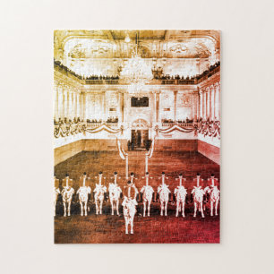 Vintage Austria Vienna Spanish Riding-School Jigsaw Puzzle