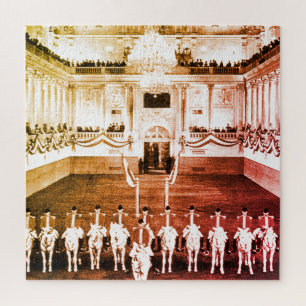 Vintage Austria Vienna Spanish Riding-School Jigsaw Puzzle