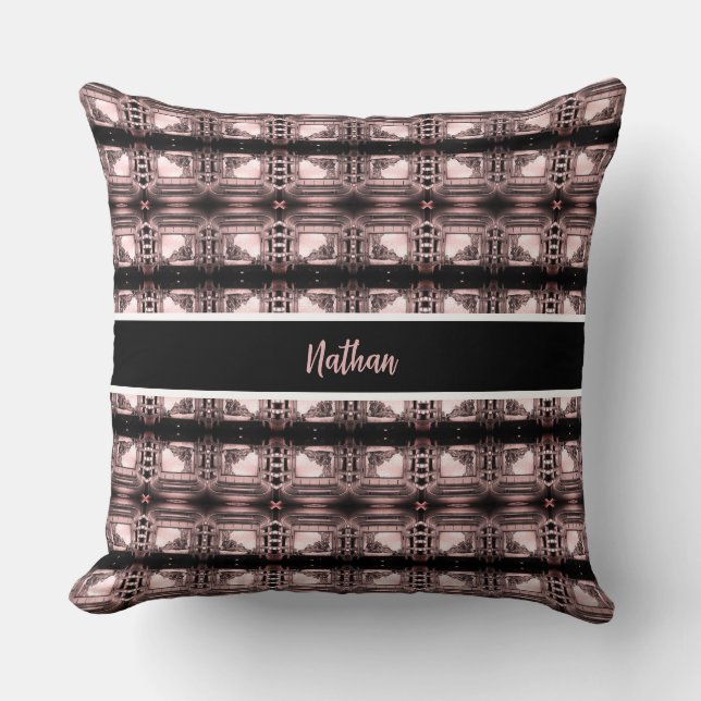 Vintage Austria Vienna Staatsoper opera inside Throw Pillow (Front)