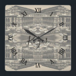 Vintage Austria Vienna Staatsoper opera Square Wall Clock<br><div class="desc">Vintage Austria Vienna Staatsoper opera</div>