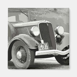 Vintage Auto Magnet
