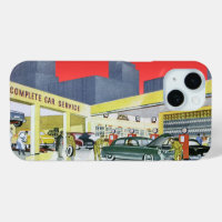 Vintage Auto Mechanics Complete Car Service Garage