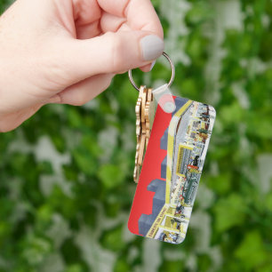 Vintage Auto Mechanics Complete Car Service Garage Keychain