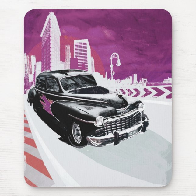 Vintage Auto Mouse Pad (Front)